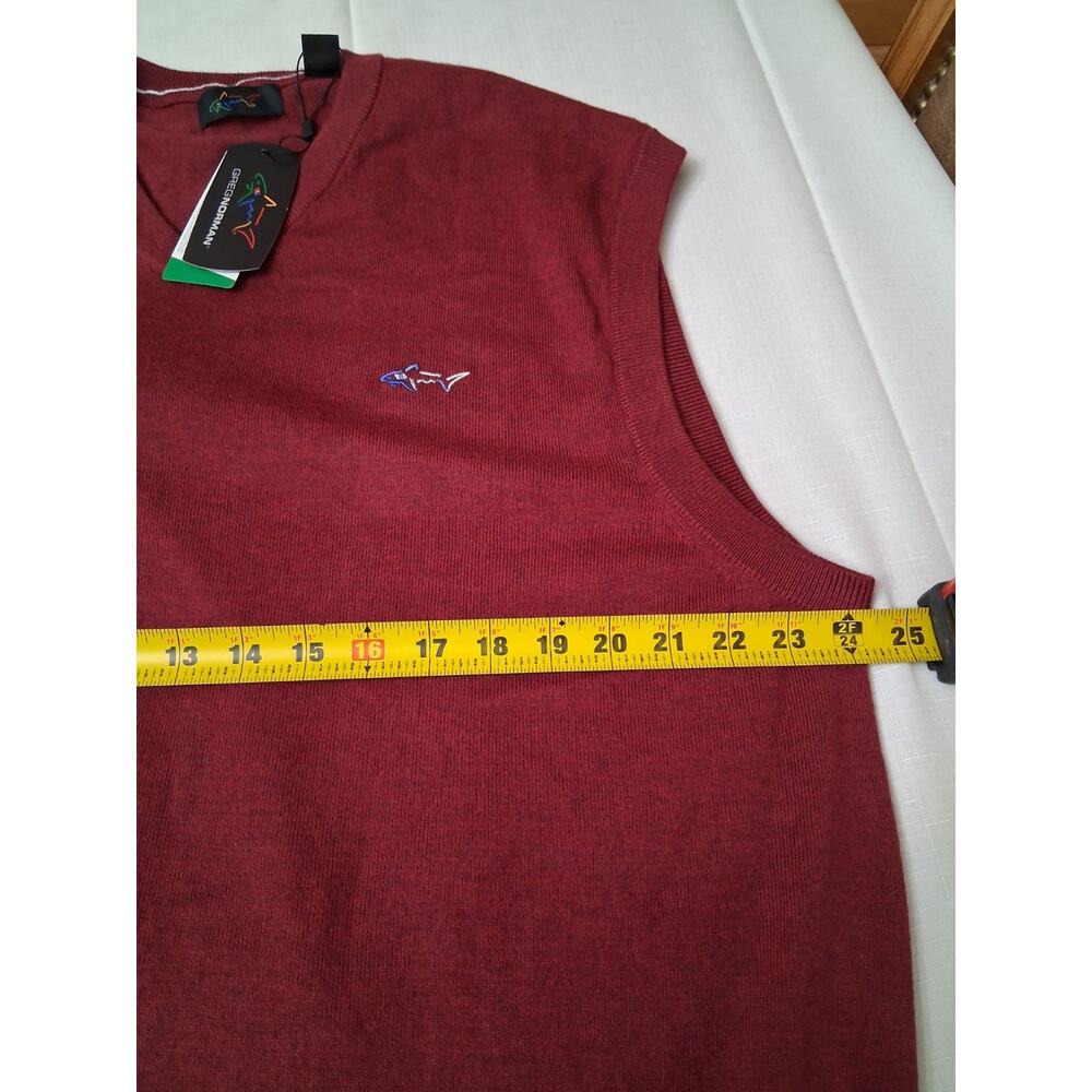 2 Greg Norman Shark Sweater Vests ThermoLite Eco Mode Mens Size XXXL 3X New NWT - Picture 3 of 16